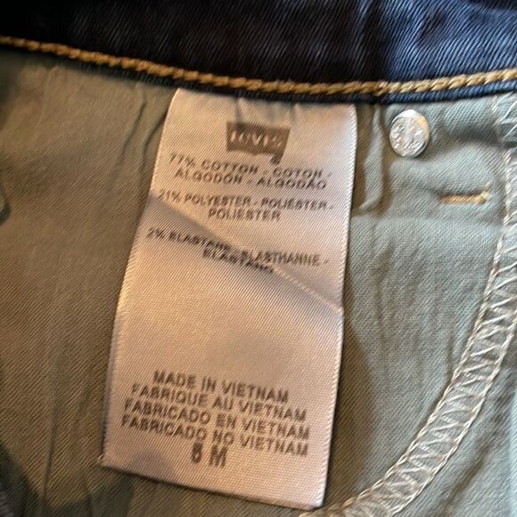 Levi’s Women’s 512 Bootcut Perfectly Slimming Jeans embellished pockets size 5M - Picture 7 of 7